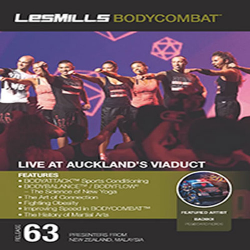 BODYCOMBAT 63 DVD, CD,& Choreo Notes BODY COMBAT 63